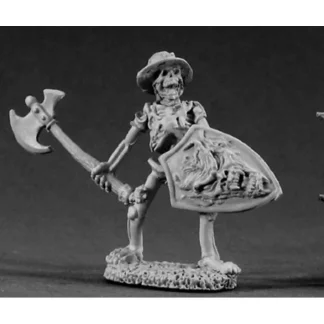 Reaper Miniatures Skeleton With Axe #02128 Dark Heaven Legends Unpainted Metal - Your Source for Gaming Essentials Discount