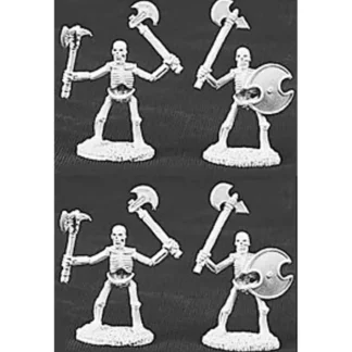 Reaper Miniatures Skeletons with Axes 4 Pieces #06005 Dark Heaven Legends Army - Your Source for Gaming Essentials Best