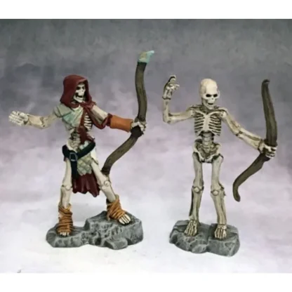 Reaper Miniatures Skeleton Archers (2) #03755 Dark Heaven Legends Unpainted Mini - Your Source for Gaming Essentials Cheap