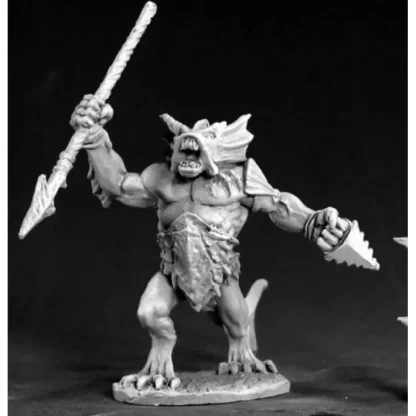 Reaper Miniatures Slithe Champion #03402 Dark Heaven Legends Unpainted Metal - Your Source for Gaming Essentials Outlet
