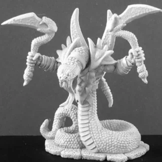 Reaper Miniatures Snakeman Champion #02935 Dark Heaven Legends Unpainted Metal - Your Source for Gaming Essentials Hot