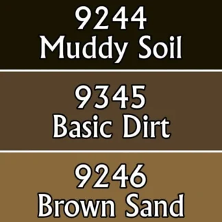 Reaper Miniatures Soil Colors #09782 Master Series Triads 3 Pack .5oz Paint - Your Source for Gaming Essentials Clearance