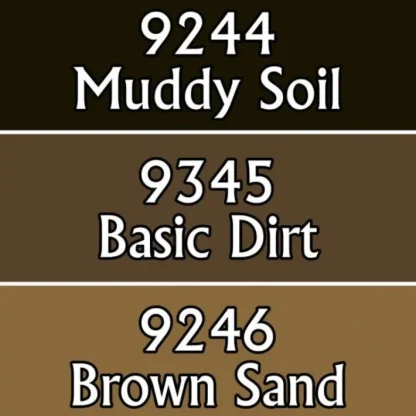 Reaper Miniatures Soil Colors #09782 Master Series Triads 3 Pack .5oz Paint - Your Source for Gaming Essentials Clearance