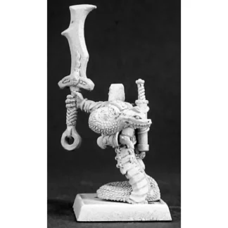 Reaper Miniatures Somchai, Nagendra Captain #14471 Reptus Unpainted RPG D&D Mini - Your Source for Gaming Essentials Fashion