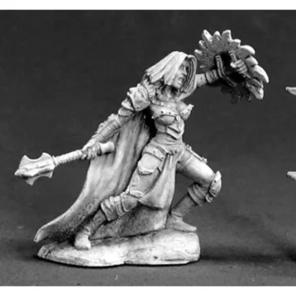 Reaper Miniatures Sora Goldflame Female Cleric 03283 Dark Heaven Unpainted Mini - Your Source for Gaming Essentials Cheap