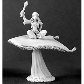 Reaper Miniatures Sorceress On Flying Carpet #03075 Dark Heaven Unpainted Metal - Your Source for Gaming Essentials Cheap
