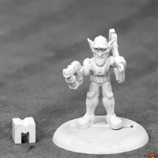 Reaper Miniatures Space Goblin Mechanic #50344 Chronoscope Unpainted Metal Mini - Your Source for Gaming Essentials Store