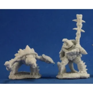Reaper Miniatures Spikeshell Warriors (2) #77270 Bones D&D RPG Mini Figure - Your Source for Gaming Essentials Sale