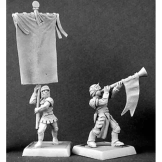 Reaper Miniatures Standard & Musician, Merc #14301 Mercenary Unpainted D&D Mini - Your Source for Gaming Essentials Discount