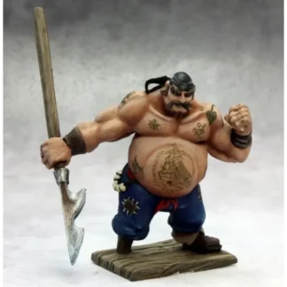 Reaper Miniatures Stieg Brinegrog, Pirate #03627 Dark Heaven Unpainted Metal - Your Source for Gaming Essentials Store