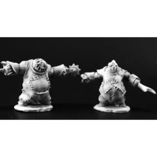Reaper Miniatures Stitch Golems, Lesser (2) 03697 Dark Heaven Unpainted Metal - Your Source for Gaming Essentials Store