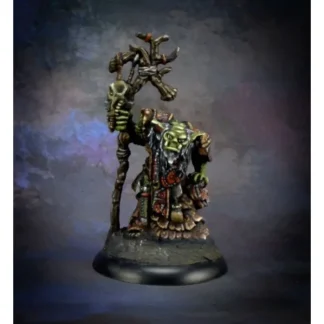 Reaper Miniatures Surkar, Orc Shaman #44004 Bones Black Plastic Unpainted Mini - Your Source for Gaming Essentials Clearance