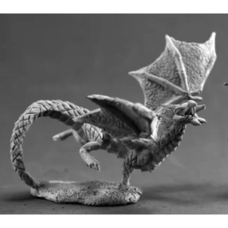 Reaper Miniatures Swamp Dragon Hatchling #03694 Dark Heaven Unpainted Metal - Your Source for Gaming Essentials Hot