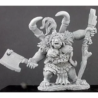 Reaper Miniatures Talanka, Ogre Shaman #02933 Dark Heaven Unpainted Metal - Your Source for Gaming Essentials Best