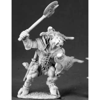 Reaper Miniatures Tarsus, Minotaur Adventurer 03503 Dark Heaven Unpainted Metal - Your Source for Gaming Essentials Outlet