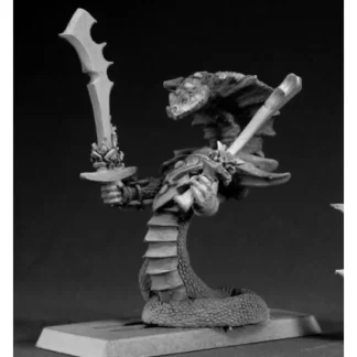 Reaper Miniatures Tasanee, Venomspitter Hero #14503 Reptus Unpainted D&D Mini - Your Source for Gaming Essentials Fashion