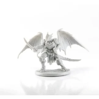 Reaper Miniatures Tazythas, Dragonfolk Rogue #77656 Bones Unpainted Plastic - Your Source for Gaming Essentials Online