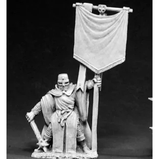 Reaper Miniatures Templar Standard #02390 Dark Heaven Legends Unpainted Metal - Your Source for Gaming Essentials Store