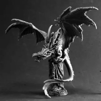 Reaper Miniatures Temple Dragon #03720 Dark Heaven Legends Unpainted Mini Figure - Your Source for Gaming Essentials Outlet