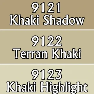 Reaper Miniatures Terran Khaki #09741 Master Series Triads 3 Pack .5oz Paint - Your Source for Gaming Essentials Online