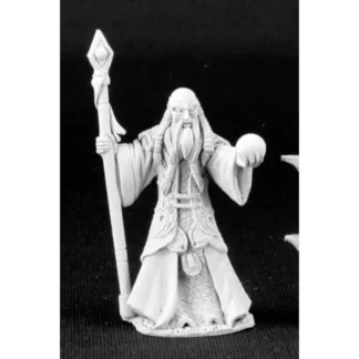 Reaper Miniatures Thaddeus Graytower, Wizard #03510 Dark Heaven Unpainted Metal - Your Source for Gaming Essentials Best Sale