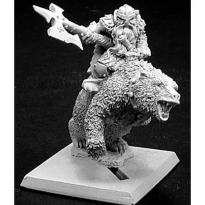 Reaper Miniatures Thorvald, Dwarf Bear Rider #14136 Dwarves Unpainted D&D Mini - Your Source for Gaming Essentials Discount