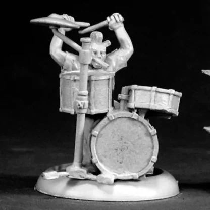 Reaper Miniatures Toad, Punk Rock Drummer #50070 Chronoscope D&D RPG Mini Figure - Your Source for Gaming Essentials Shop