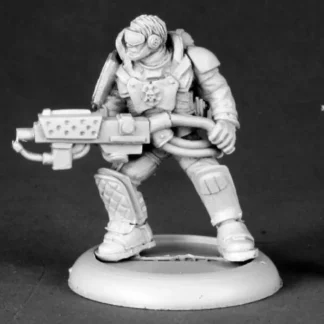 Reaper Miniatures "Torch" McHughes, IMEF Flame Thrower #50175 Chronoscope Figure - Your Source for Gaming Essentials Clearance