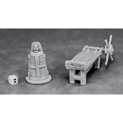 Reaper Miniatures Torture Equipment 2 #77443 Bones Unpainted RPG D&D Mini Figure - Your Source for Gaming Essentials New