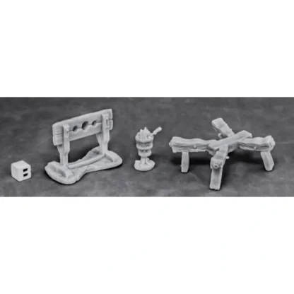 Reaper Miniatures Torture Equipment 1 #77442 Bones Unpainted RPG D&D Mini Figure - Your Source for Gaming Essentials Flash Sale