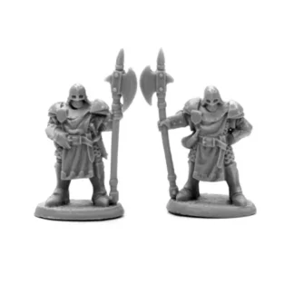Reaper Miniatures Town Guard (2) #77654 Bones Unpainted Plastic Figures - Your Source for Gaming Essentials Hot