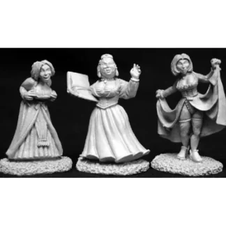 Reaper Miniatures Townsfolk III (3) 02655 Dark Heaven Unpainted Metal Figure - Your Source for Gaming Essentials Flash Sale