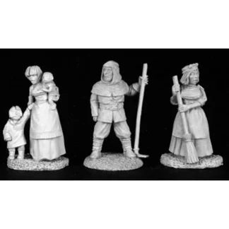 Reaper Miniatures Townsfolk V (3 Pieces) #02825 Dark Heaven Unpainted Metal - Your Source for Gaming Essentials Fashion