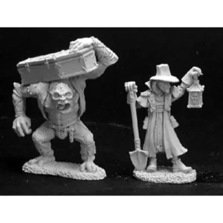 Reaper Miniatures Townsfolk VI: Gravedigger & Henchman 2P 02845 Dark Heaven - Your Source for Gaming Essentials Best