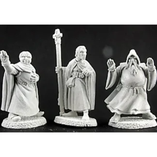 Reaper Miniatures Townsfolk VII: Clergy 3 Pcs 02950 Dark Heaven Unpainted Metal - Your Source for Gaming Essentials Best