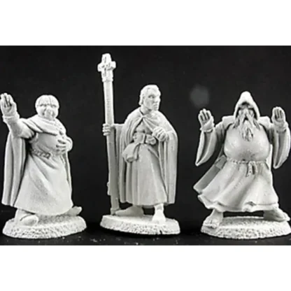 Reaper Miniatures Townsfolk VII: Clergy 3 Pcs 02950 Dark Heaven Unpainted Metal - Your Source for Gaming Essentials Best