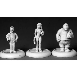 Reaper Miniatures Townsfolk: Geeks (3) #50231 Chronoscope D&D RPG Mini Figure - Your Source for Gaming Essentials Cheap