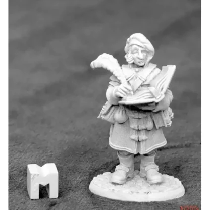 Reaper Miniatures Townsfolk: Money Lender #03956 Dark Heaven Unpainted Metal - Your Source for Gaming Essentials Cheap