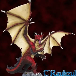 Reaper Miniatures T'Raukzul - Great Dragon #77585 Bones Unpainted Plastic Figure - Your Source for Gaming Essentials Cheap