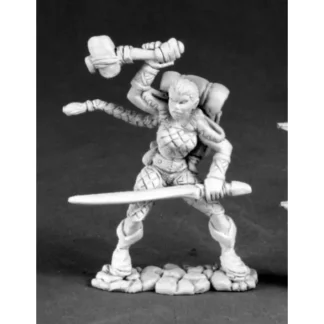 Reaper Miniatures Twasha Dawnhunter Ranger 03530 Dark Heaven Unpainted Metal - Your Source for Gaming Essentials Flash Sale