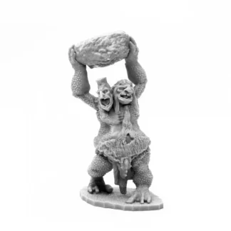Reaper Miniatures Two Headed Troll #44120 Bones Black Unpainted Plastic Figure - Your Source for Gaming Essentials Hot