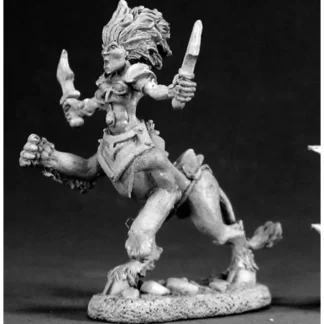Reaper Miniatures Tyshall, Lamia Priestess #03056 Dark Heaven Unpainted Metal - Your Source for Gaming Essentials New