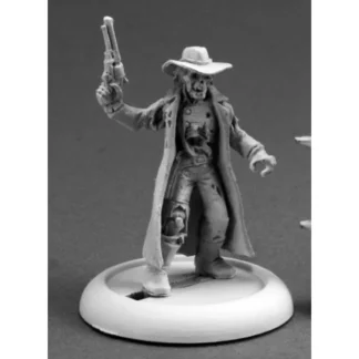 Reaper Miniatures Undead Outlaw #59017 Savage Worlds Unpainted RPG Mini Figure - Your Source for Gaming Essentials Fashion