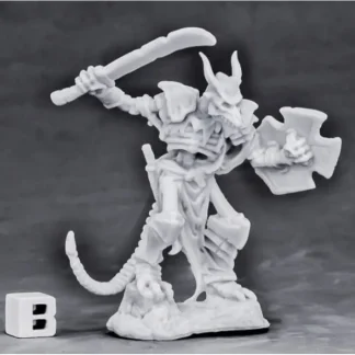 Reaper Miniatures Undying Lizardfolk#77560 Bones Unpainted Plastic Mini Figure - Your Source for Gaming Essentials Fashion