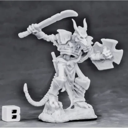 Reaper Miniatures Undying Lizardfolk#77560 Bones Unpainted Plastic Mini Figure - Your Source for Gaming Essentials Fashion