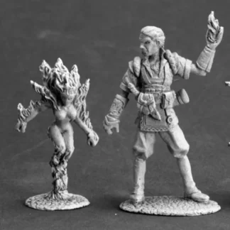 Reaper Miniatures Unpainted Anzen Contar, Mystic & Familiar #03596 Dark Heaven - Your Source for Gaming Essentials Cheap