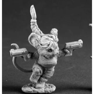 Reaper Miniatures Unpainted Lara Kraft, Mousling Adventuress #03576 Dark Heaven - Your Source for Gaming Essentials Clearance