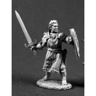 Reaper Miniatures Unpainted Ashlan Fellthrush, Heroic Paladin #03556 Dark Heaven - Your Source for Gaming Essentials Sale