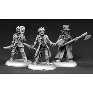 Reaper Miniatures Urban Zombies (3) #50066 Chronoscope Metal D&D RPG Mini Figure - Your Source for Gaming Essentials Best