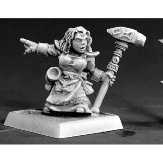 Reaper Miniatures Valana, Forgemaiden Sergeant #14524 Dwarves Unpainted D&D Mini - Your Source for Gaming Essentials Store